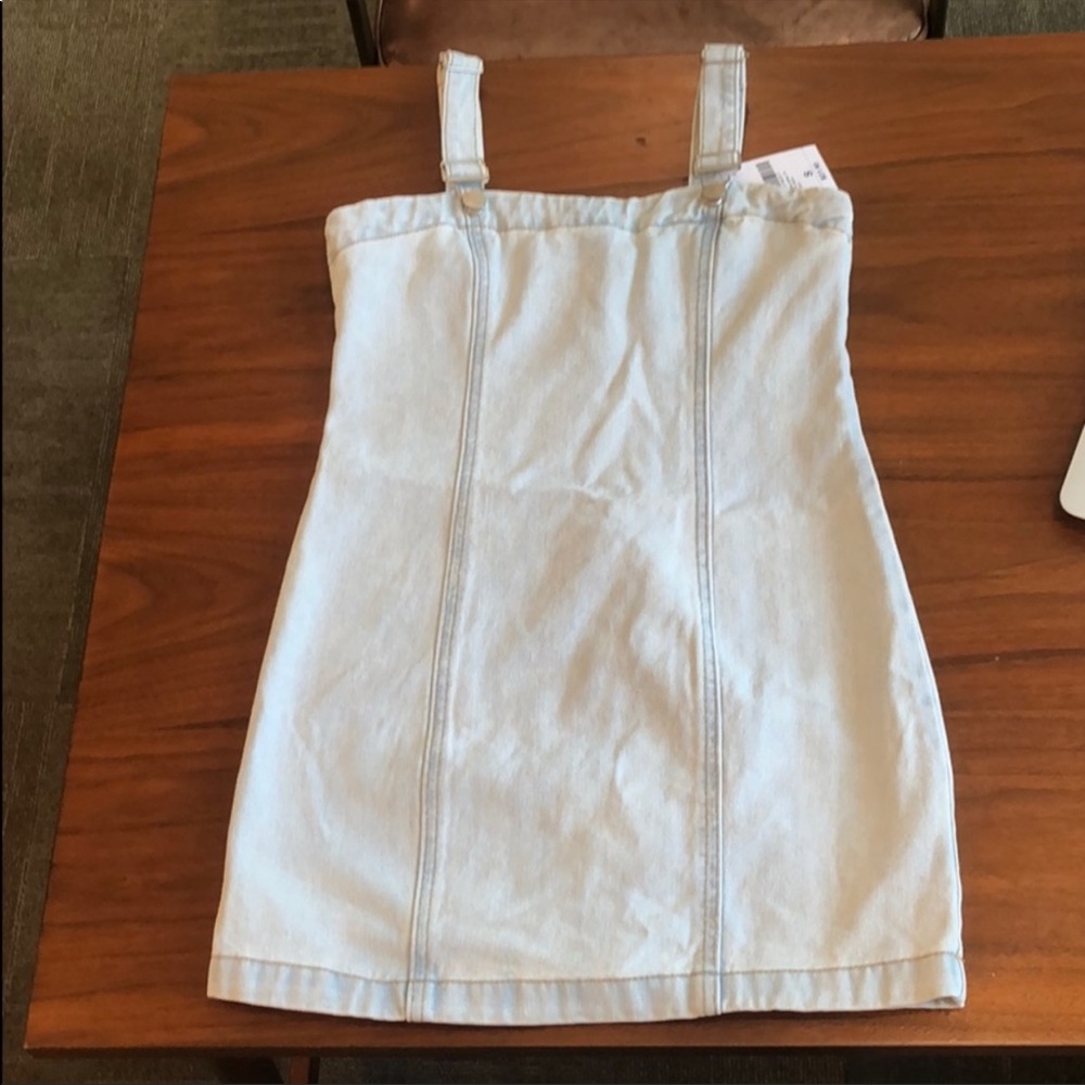Forever 21 denim overall skirt